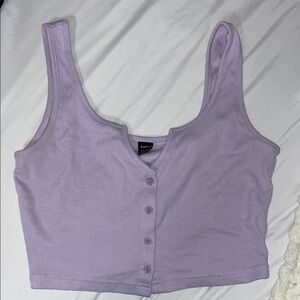 SHEIN Purple Sleeveless Crop Camisole